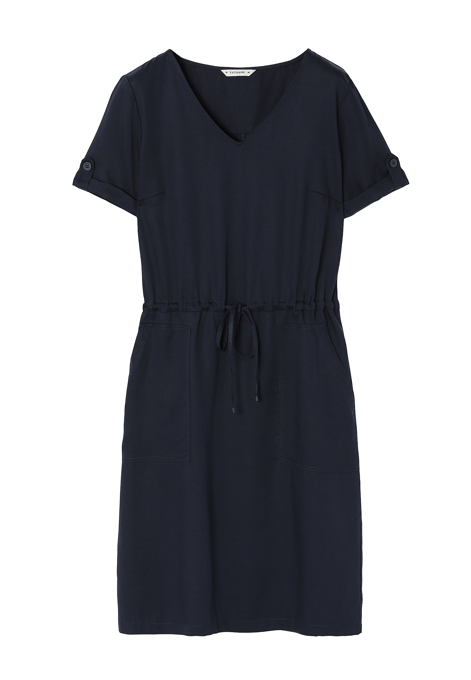 SHORT DRESS WITH SEWN IN POCKETS KEMO SHORT DRESS WITH SEWN IN POCKETS KEMO NAVY BLUE 80025