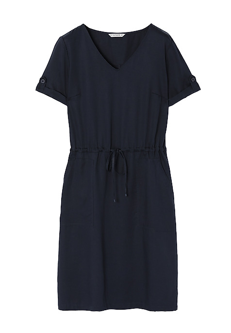 ROCHIE SCURTĂ CU BUZUNARE APLICATE KEMO BLEUMARIN 2
