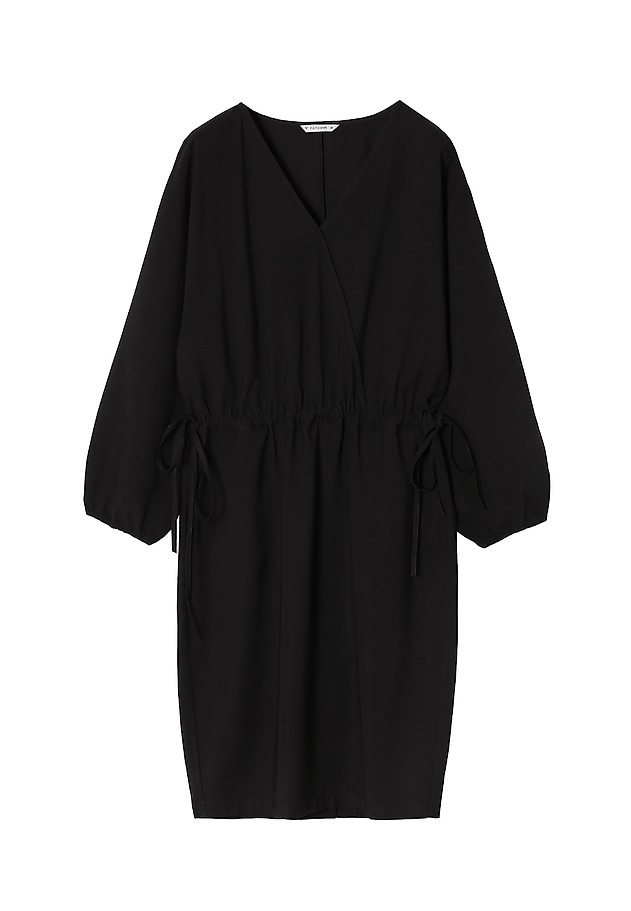 WRAP DRESS KONTI WRAP DRESS KONTI BLACK 6