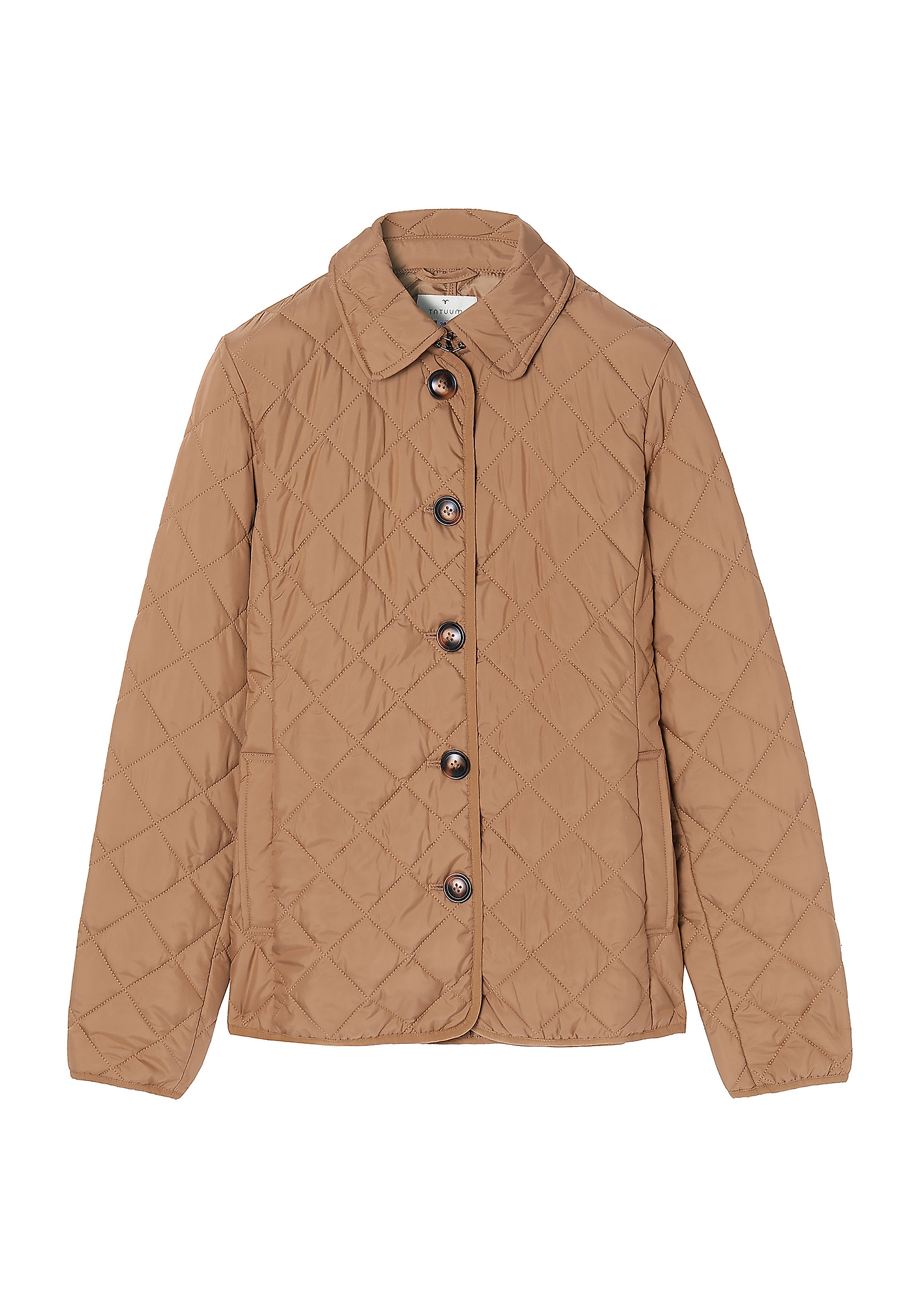 KURTKA DAMSKA TKANINOWA PIKOWANA PIKONI KURTKA DAMSKA TKANINOWA PIKOWANA PIKONI BEŻOWY 108830