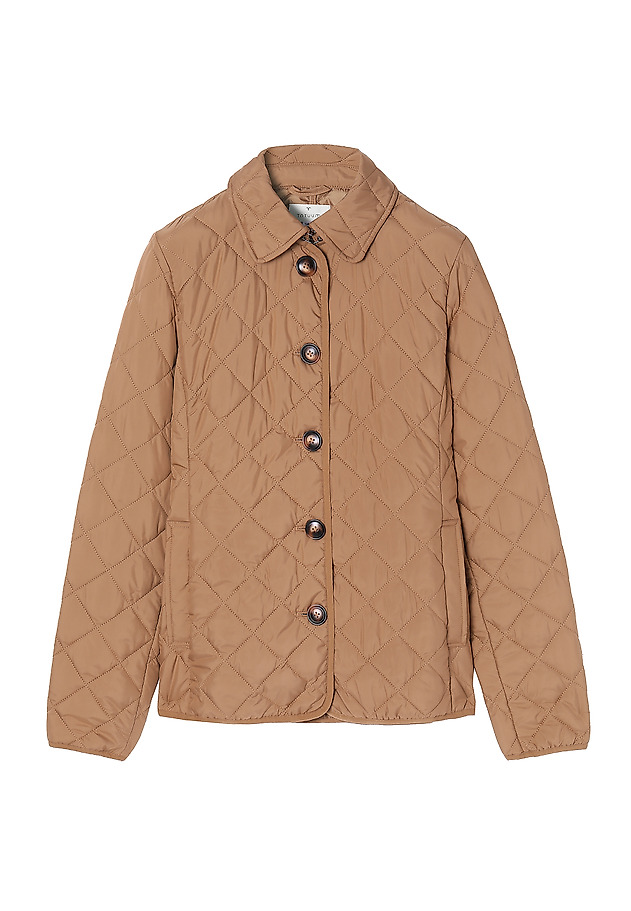 KURTKA DAMSKA TKANINOWA PIKOWANA PIKONI KURTKA DAMSKA TKANINOWA PIKOWANA PIKONI BEŻOWY 7