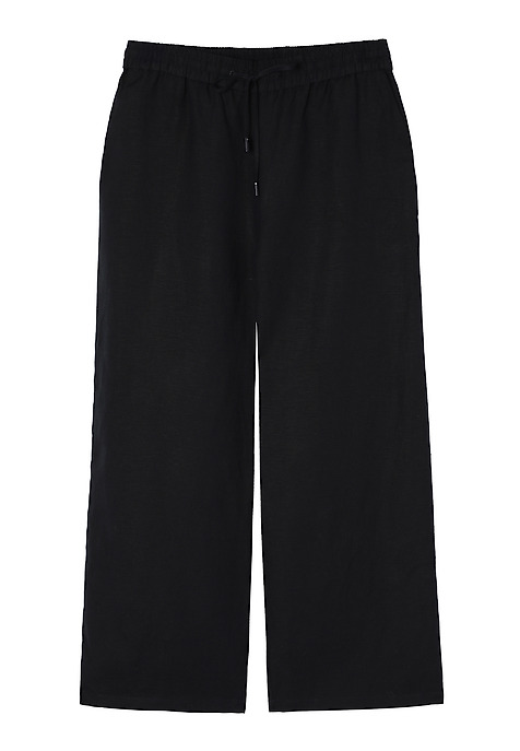 WIDE LEG TROUSERS - PULIO 2 NAVY BLUE 2