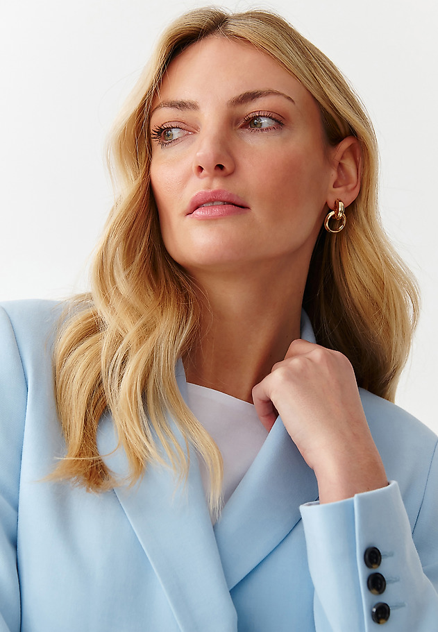 DOUBLE-BREASTED LADIES’ BLAZER - ADRIANNA DOUBLE-BREASTED LADIES’ BLAZER - ADRIANNA BLUE 5