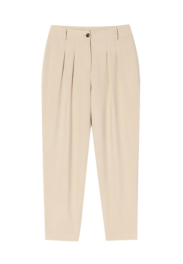 LADIES' CIGARETTE TROUSERS GAMBI LADIES' CIGARETTE TROUSERS GAMBI BEIGE 2