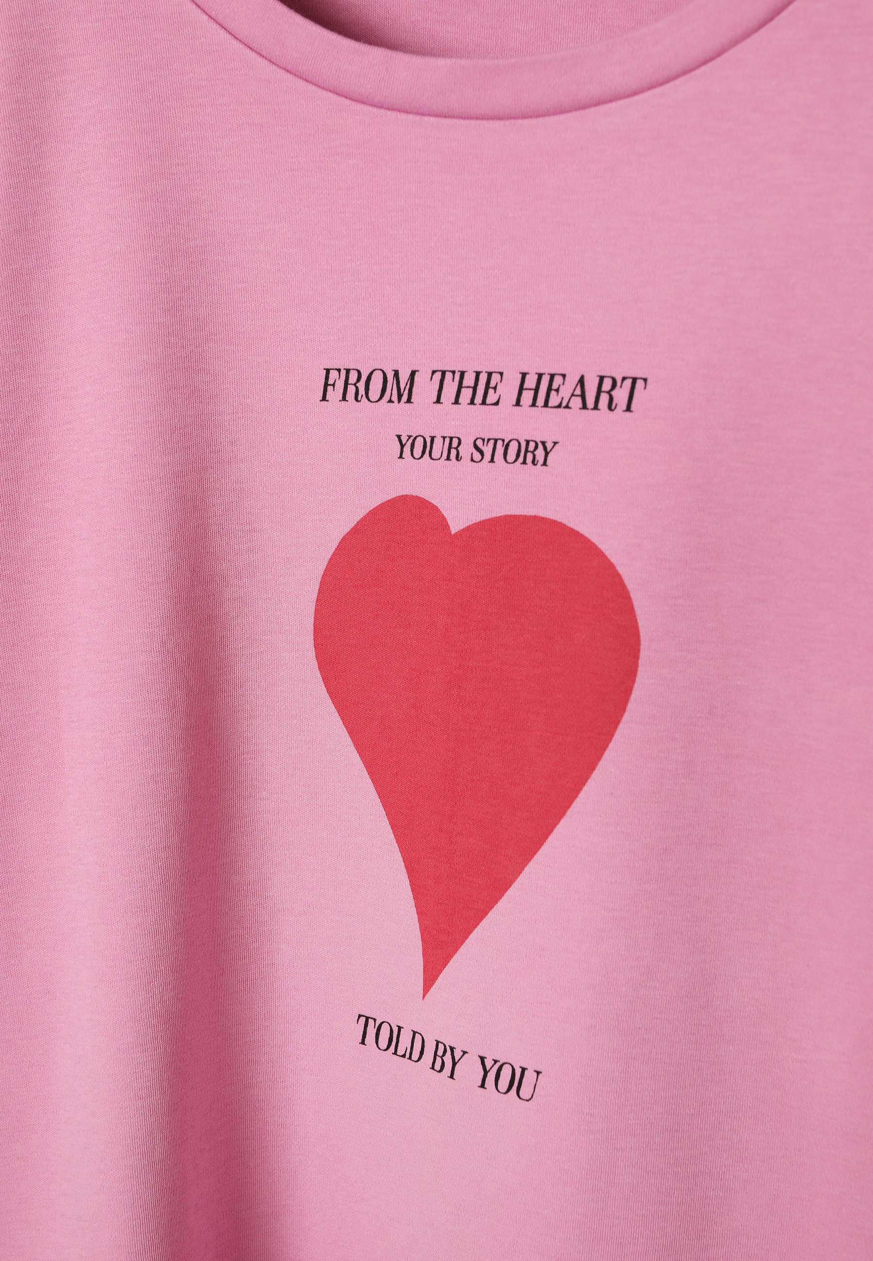 BAWEŁNIANY T-SHIRT Z NADRUKIEM I SEKRETNĄ WSZYWKĄ - AJMIRJA 2 RÓŻOWY 2