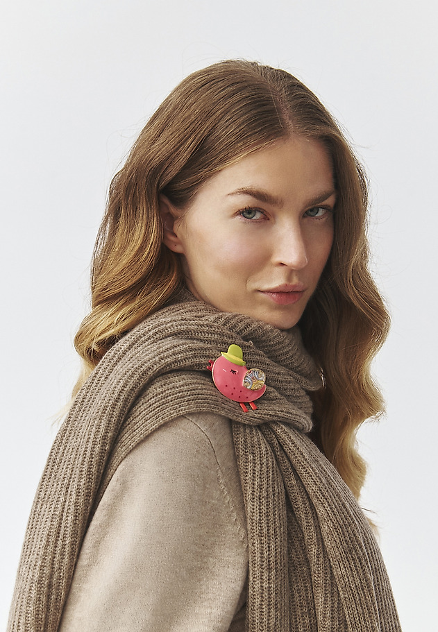 Díszes madár alakú brooch — PEPI Díszes madár alakú brooch — PEPI TÖBBSZÍNŰ 1
