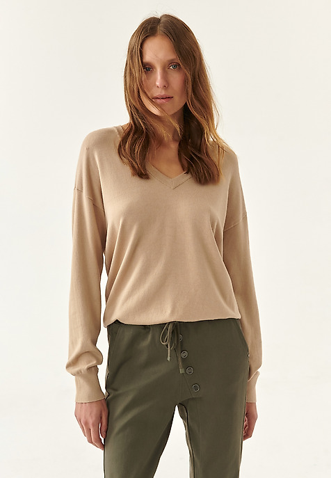LADIES' SWEATER JOLO BEIGE 2