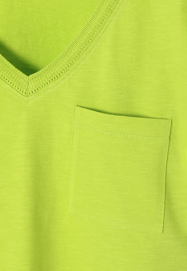 T-SHIRT DAMSKI Z KIESZONKĄ MIMI T-SHIRT DAMSKI Z KIESZONKĄ MIMI ZIELONY 7