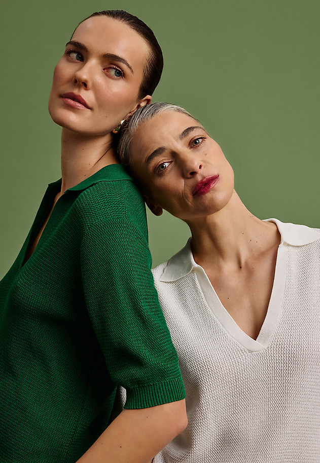 SWETER Z WISKOZOWEJ PRZĘDZY — HAZEL SWETER Z WISKOZOWEJ PRZĘDZY — HAZEL ZIELONY 1