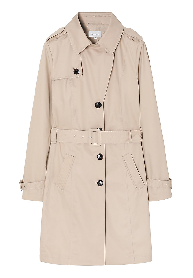 CLASSIC COAT WITH BELT — MEGANA CLASSIC COAT WITH BELT — MEGANA BEŻOWY 8