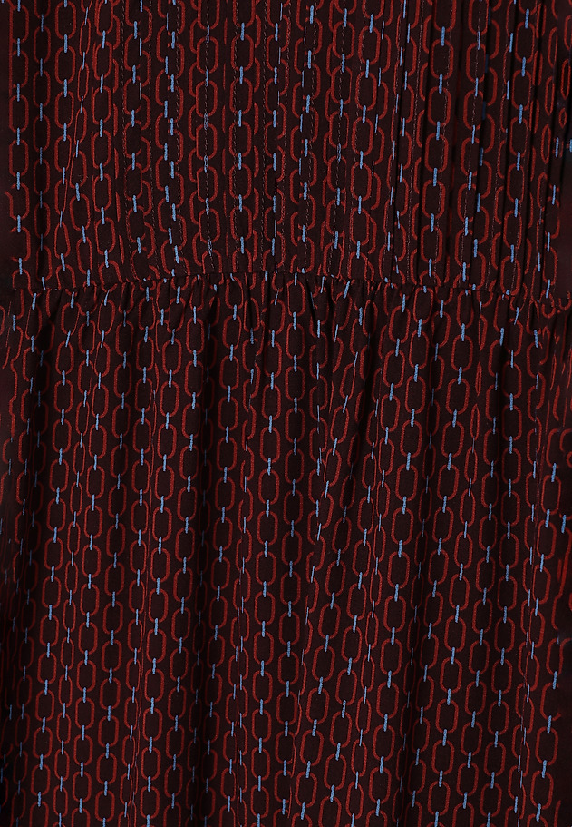 LADIES' FLARED FABRIC DRESS WITH ORIGINAL DESIGN — MISTY LADIES' FLARED FABRIC DRESS WITH ORIGINAL DESIGN — MISTY MULTIKOLOR 7