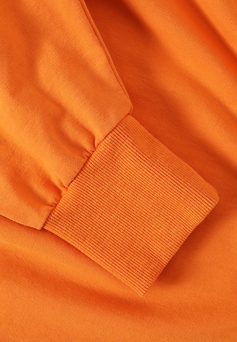 STYLISH LADIES’ SWEATSHIRT WITH WATER NECKLINE - MALIA ORANGE 2