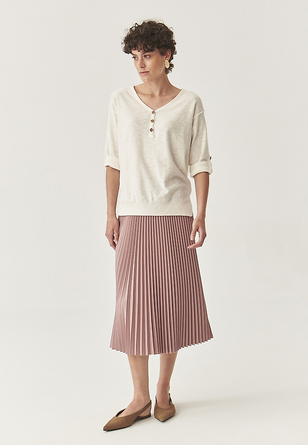 FUSTĂ MIDI FOLDED - BARI FUSTĂ MIDI FOLDED - BARI ROZ 1