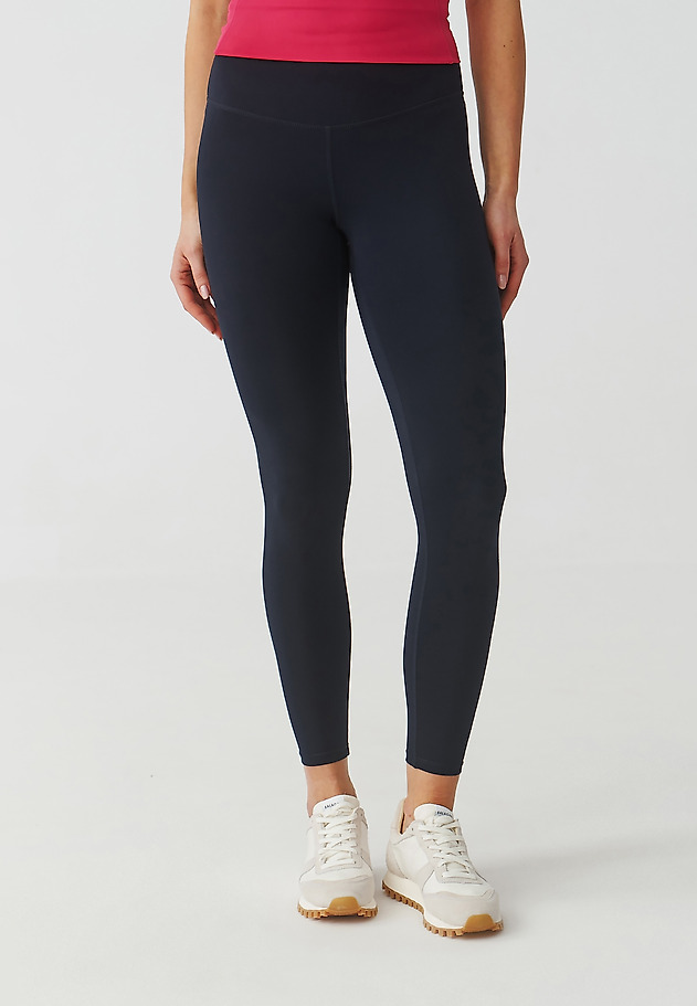 SPORTOWE SPODNIE DAMSKIE TYPU LEGGINSY - LEA SPORTOWE SPODNIE DAMSKIE TYPU LEGGINSY - LEA GRANATOWY 2