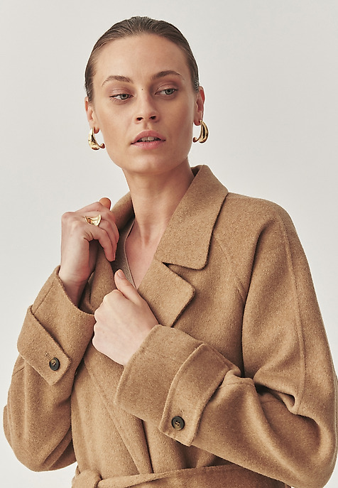 ELEGANTNÍ VLNĚNÝ KABÁT – LETICIA BÉŽOVÁ 2
