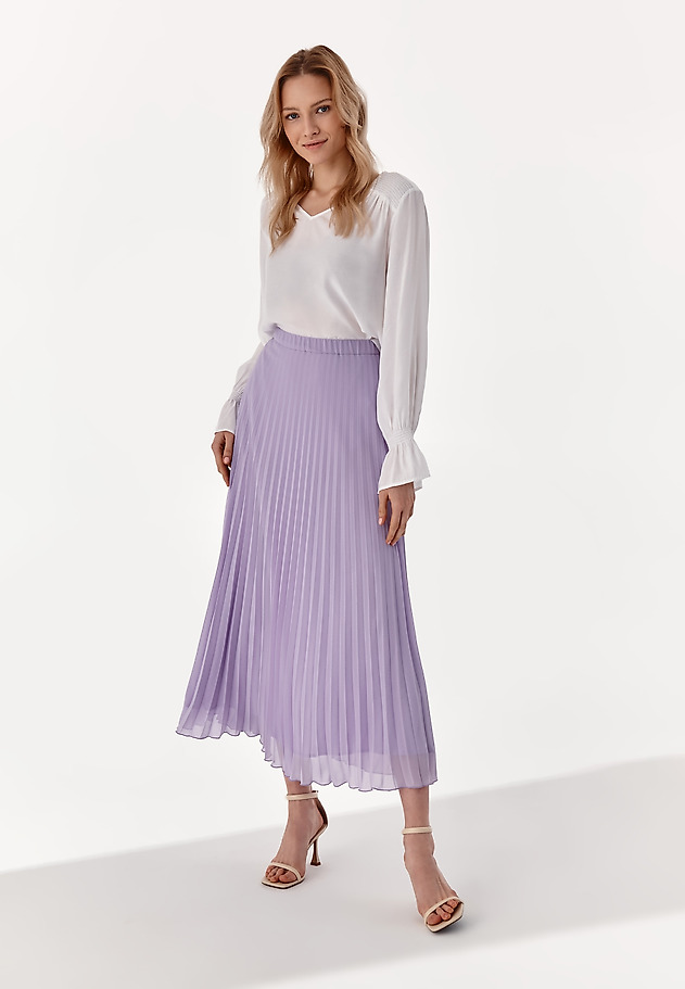 PLEATED MIDI SKIRT SEMINA 1 PLEATED MIDI SKIRT SEMINA 1 PURPLE 1