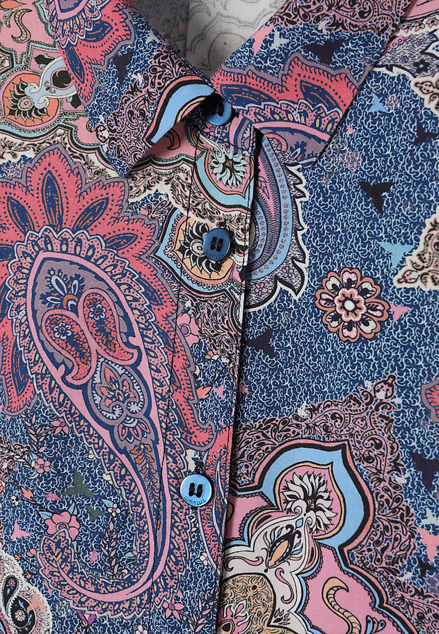 PATTERNED VISCOSE SHIRT — ANTHEA PATTERNED VISCOSE SHIRT — ANTHEA MULTIKOLOR 8