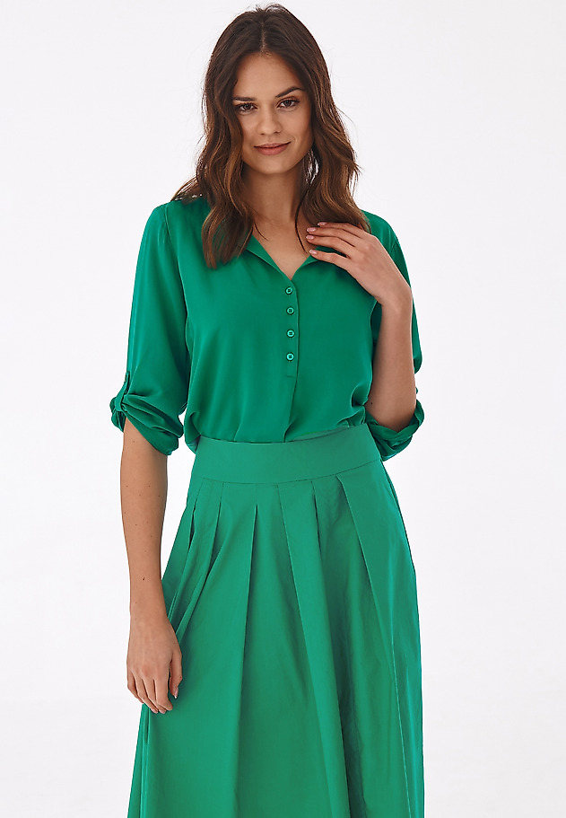 COTTON SKIRT - LORIKA COTTON SKIRT - LORIKA GREEN 4
