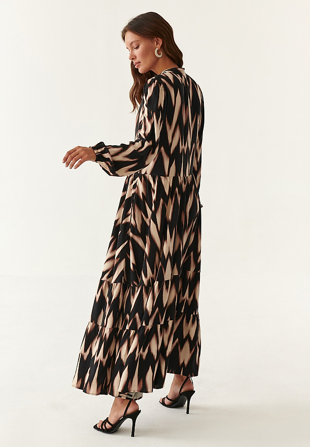 MAXI FRILLED DRESS SOFI MAXI FRILLED DRESS SOFI MULTIKOLOR 3