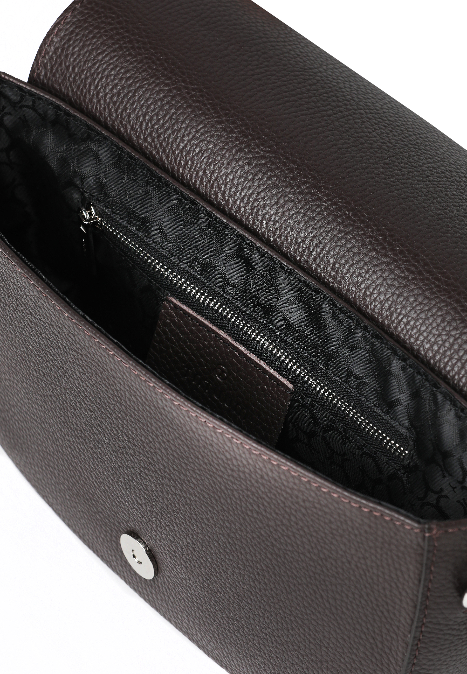 KOŽENÁ TAŠKA SO SEMIŠOVOU CHLOPŇOU - VESI HNEDÁ 2