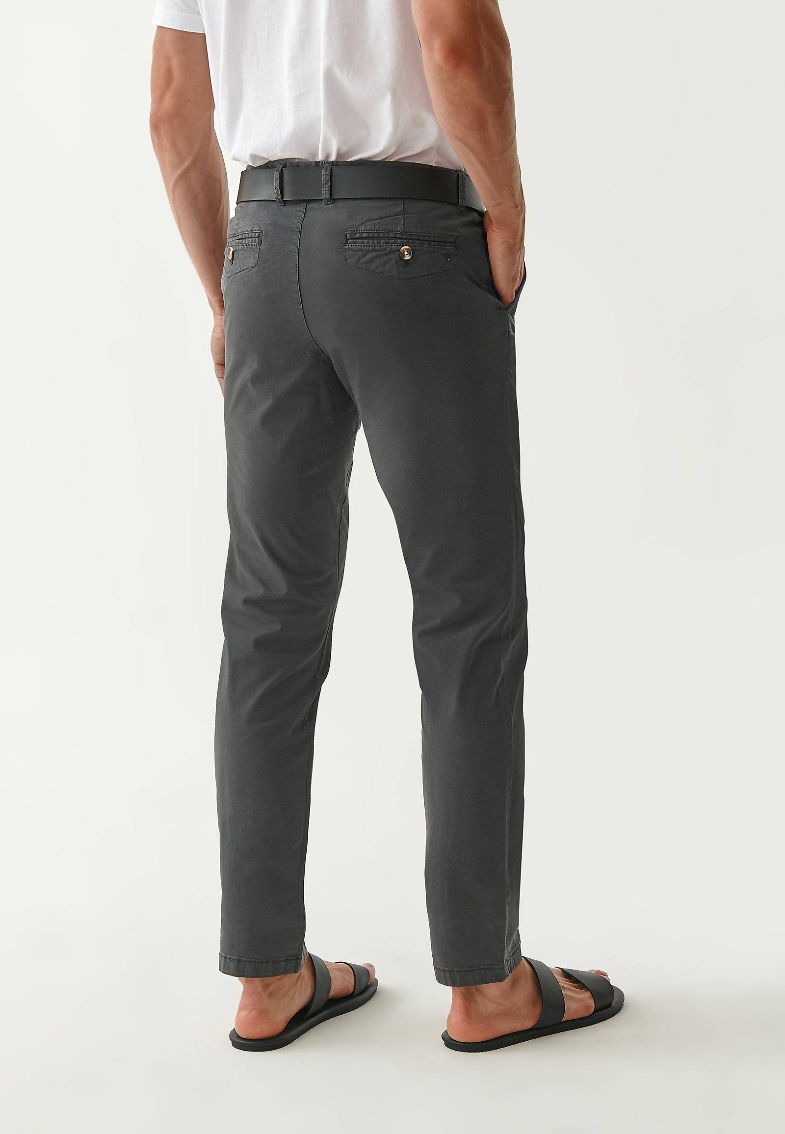 SPODNIE MĘSKIE JOSEPH 2 SPODNIE MĘSKIE JOSEPH 2 SZARY 77536