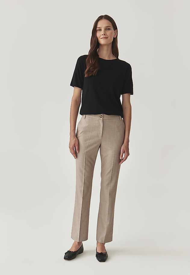 RELAXED LADIES’ BLOUSE WITH SHORT SLEEVES - MASHA RELAXED LADIES’ BLOUSE WITH SHORT SLEEVES - MASHA BLACK 2