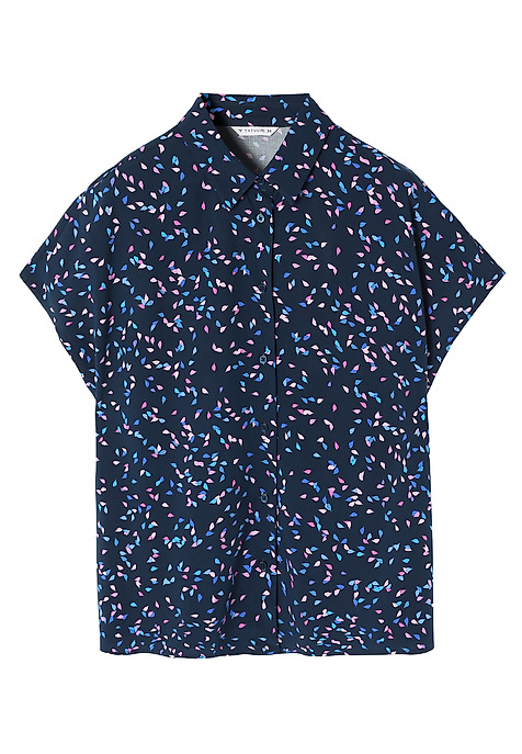 LADIES’ SLEEVELESS BLOUSE - KIMONA 1 MULTICOLOR 2