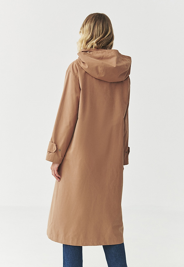 COAT WITH HOOD AND BELT — MEGGY COAT WITH HOOD AND BELT — MEGGY BEŻOWY 3