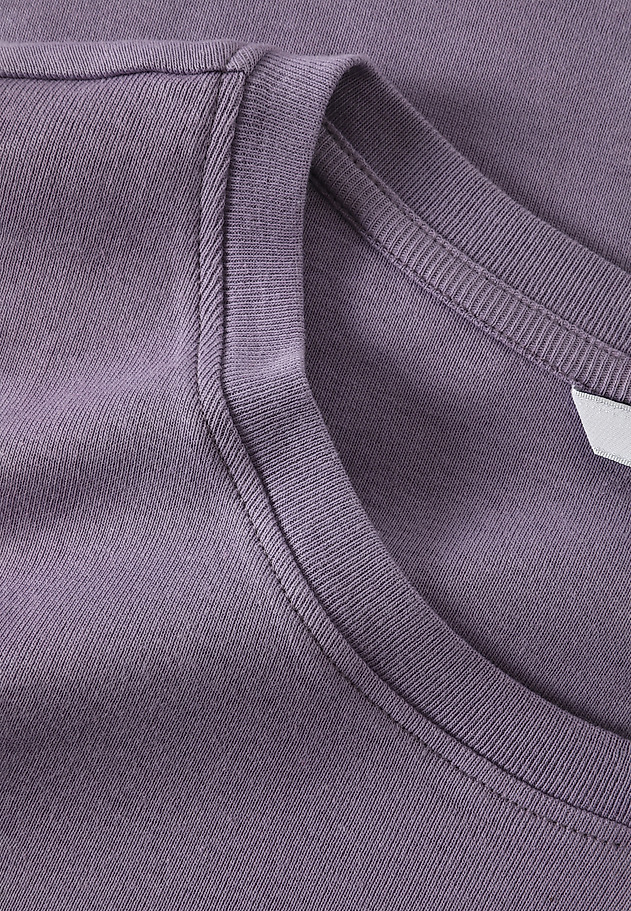 BAWEŁNIANY T-SHIRT DAMSKI — KIRI 1 BAWEŁNIANY T-SHIRT DAMSKI — KIRI 1 FIOLETOWY 6