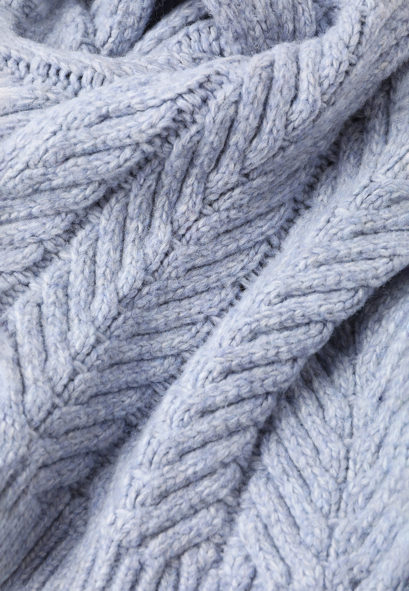 LADIES' KNITTED SCARF — WELLIR LADIES' KNITTED SCARF — WELLIR BLUE 101263