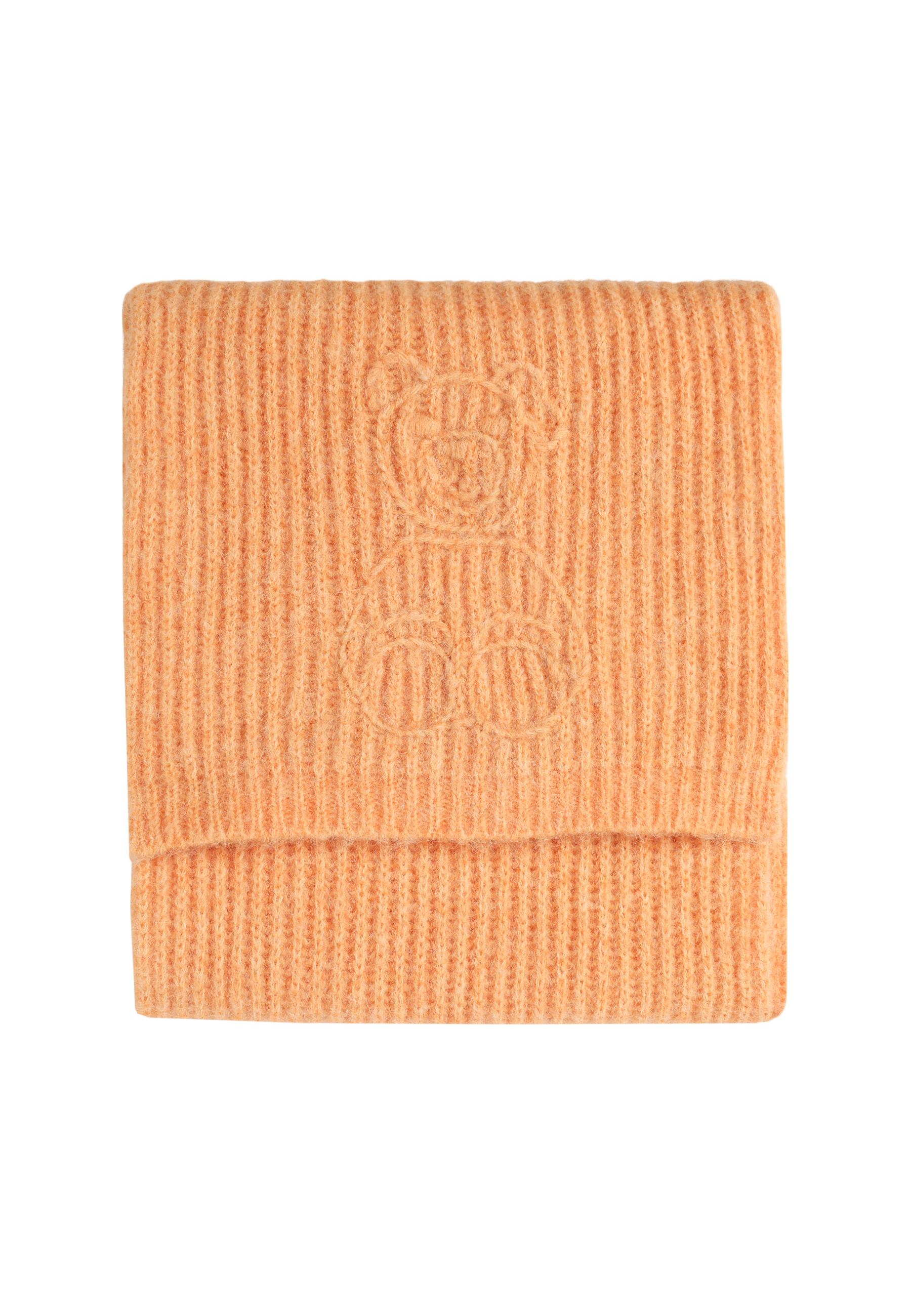 KLASICKÝ ŠÁL S MOTIVEM MEDVĚDA USZATEK - NERONA 2 ORANŽOVÁ 2