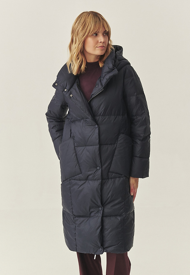 JACKETĂ SUBŢIRE CU GLUGA - MORENA JACKETĂ SUBŢIRE CU GLUGA - MORENA BLEUMARIN 1