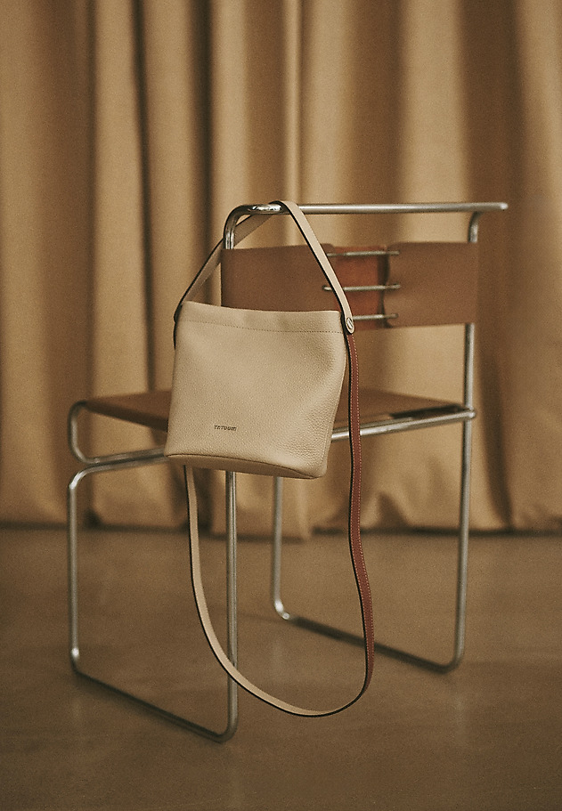 WOMEN'S LEATHER BAG - INFINITY WOMEN'S LEATHER BAG - INFINITY BEIGE 1
