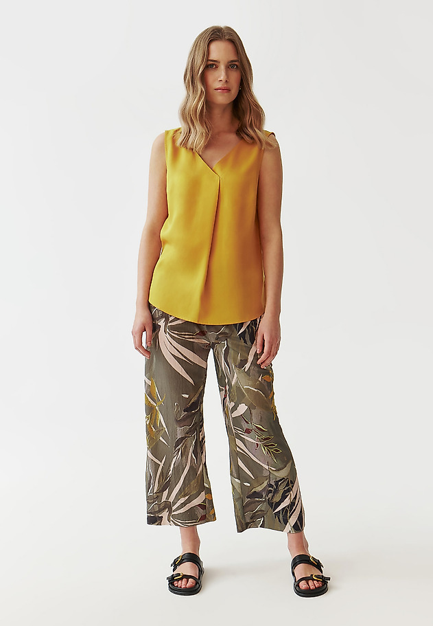 ŽENSKA BLUZA BREZ ROKAVOV - KALIA ŽENSKA BLUZA BREZ ROKAVOV - KALIA RUMENA 2