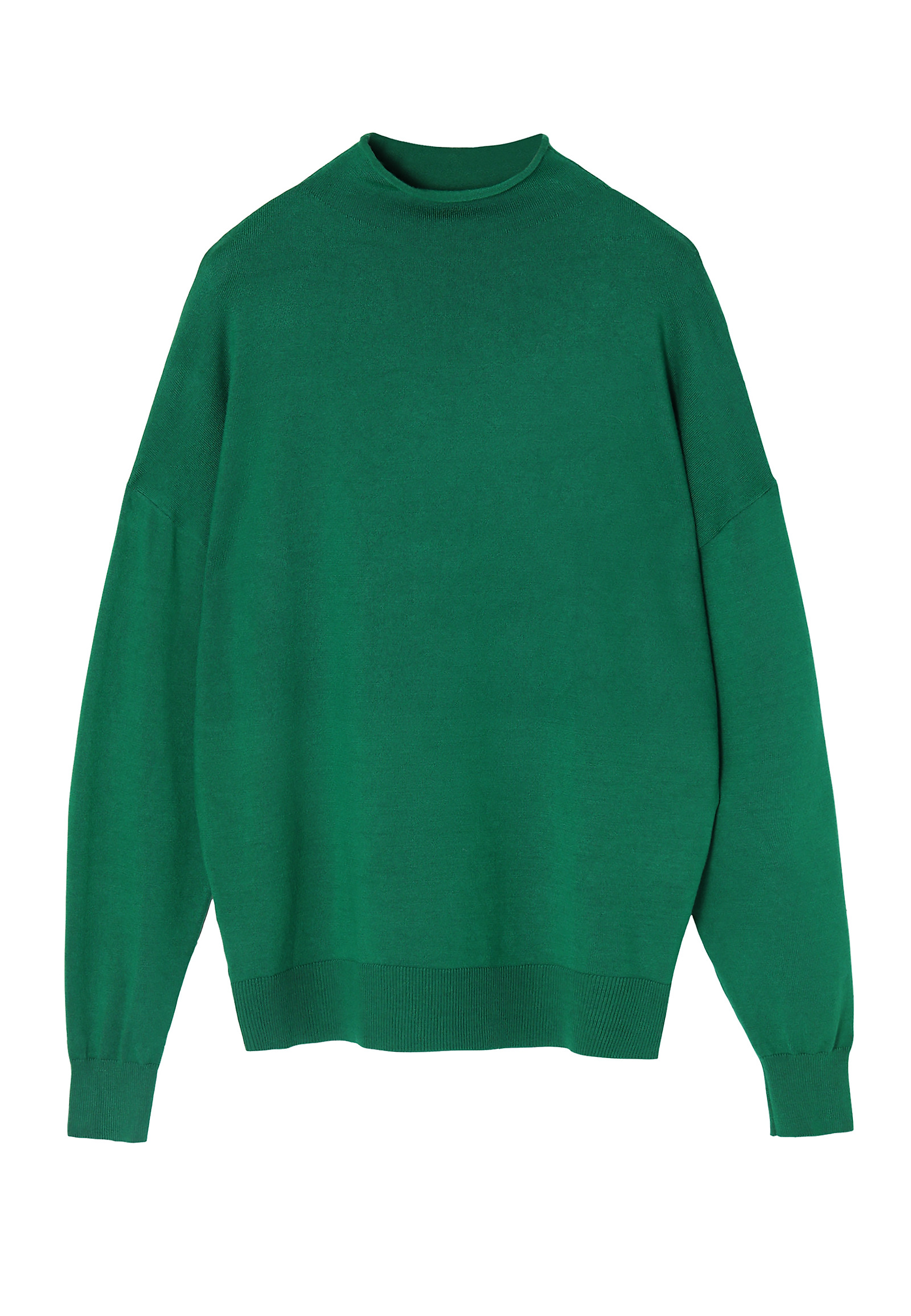 SWETER DAMSKI Z PÓŁGOLFEM NAVI SWETER DAMSKI Z PÓŁGOLFEM NAVI ZIELONY 90287