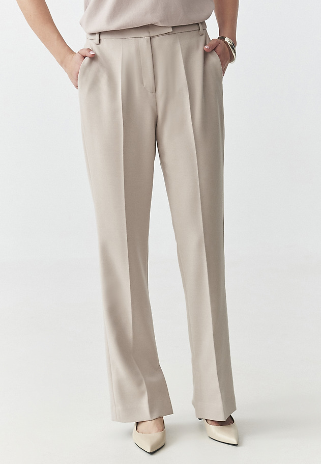 SUIT TROUSERS — MARKIZA SUIT TROUSERS — MARKIZA BEŻOWY 2