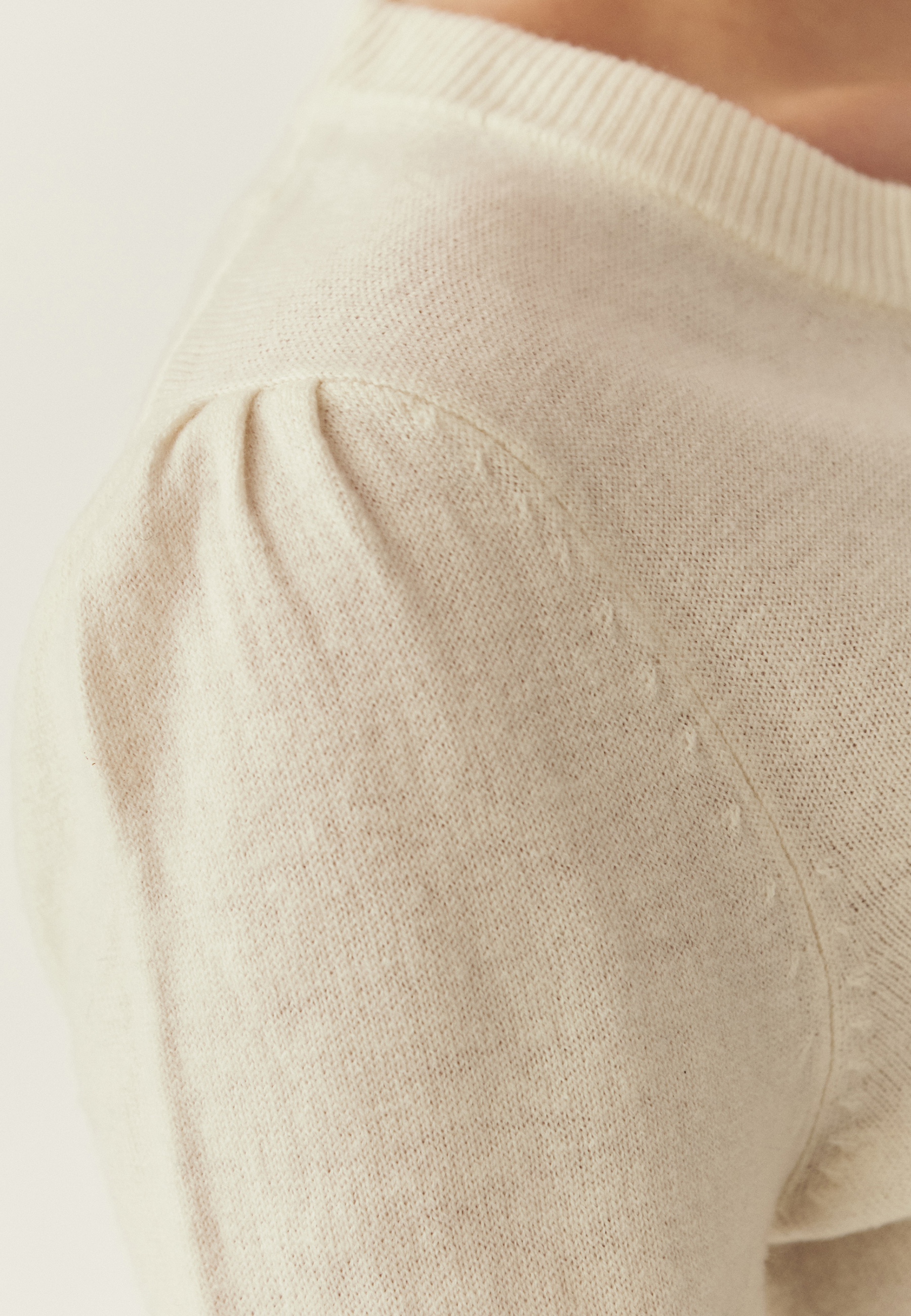 CLASSIC WOOL BLOUSE - VONA ECRU 2