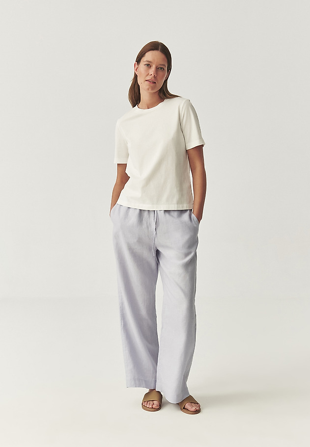 LADIES' COTTON T-SHIRT - SORIA LADIES' COTTON T-SHIRT - SORIA ECRU 1