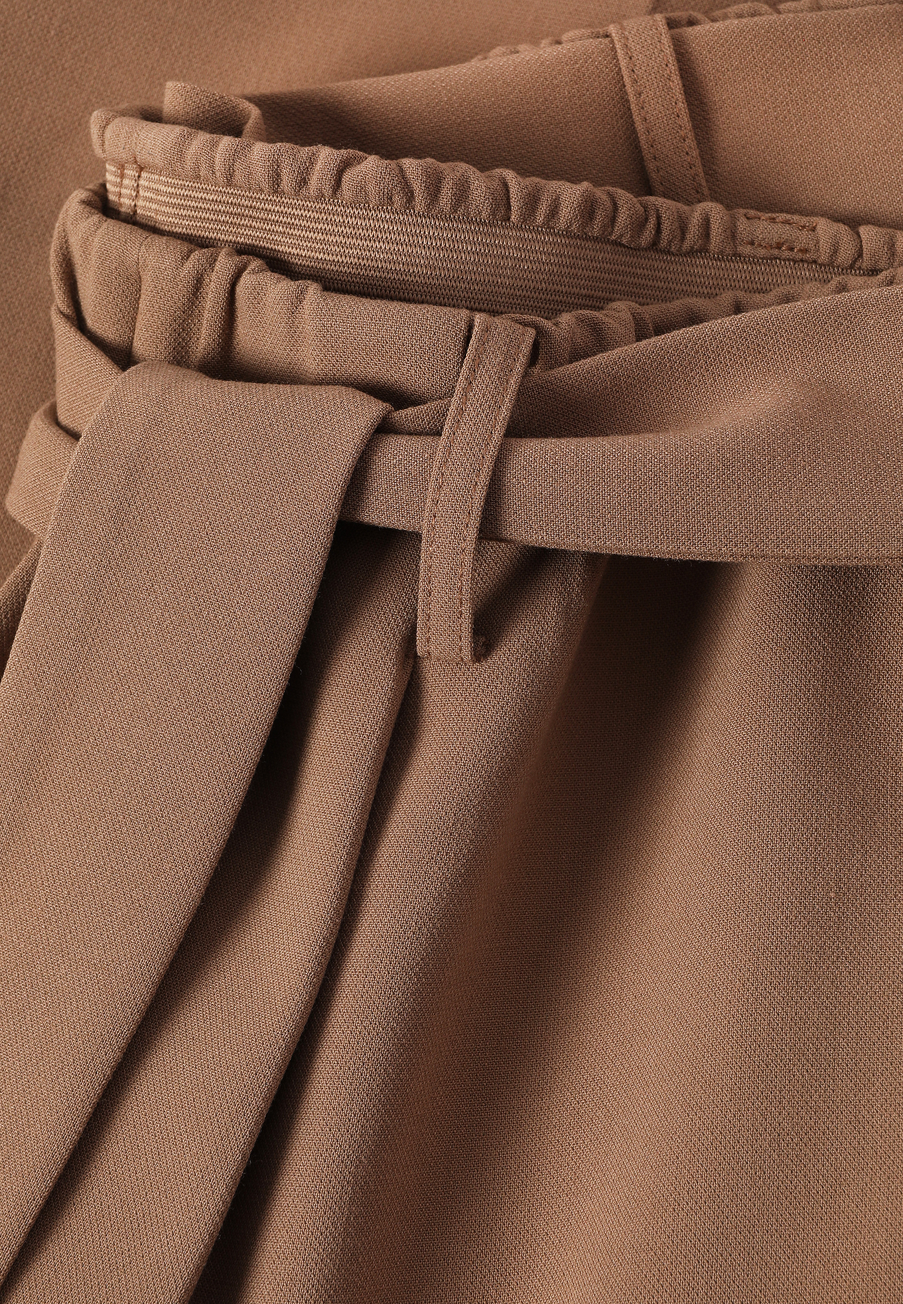 TKANINOWE SPODNIE Z ELASTYCZNĄ TALIĄ - ZORTE