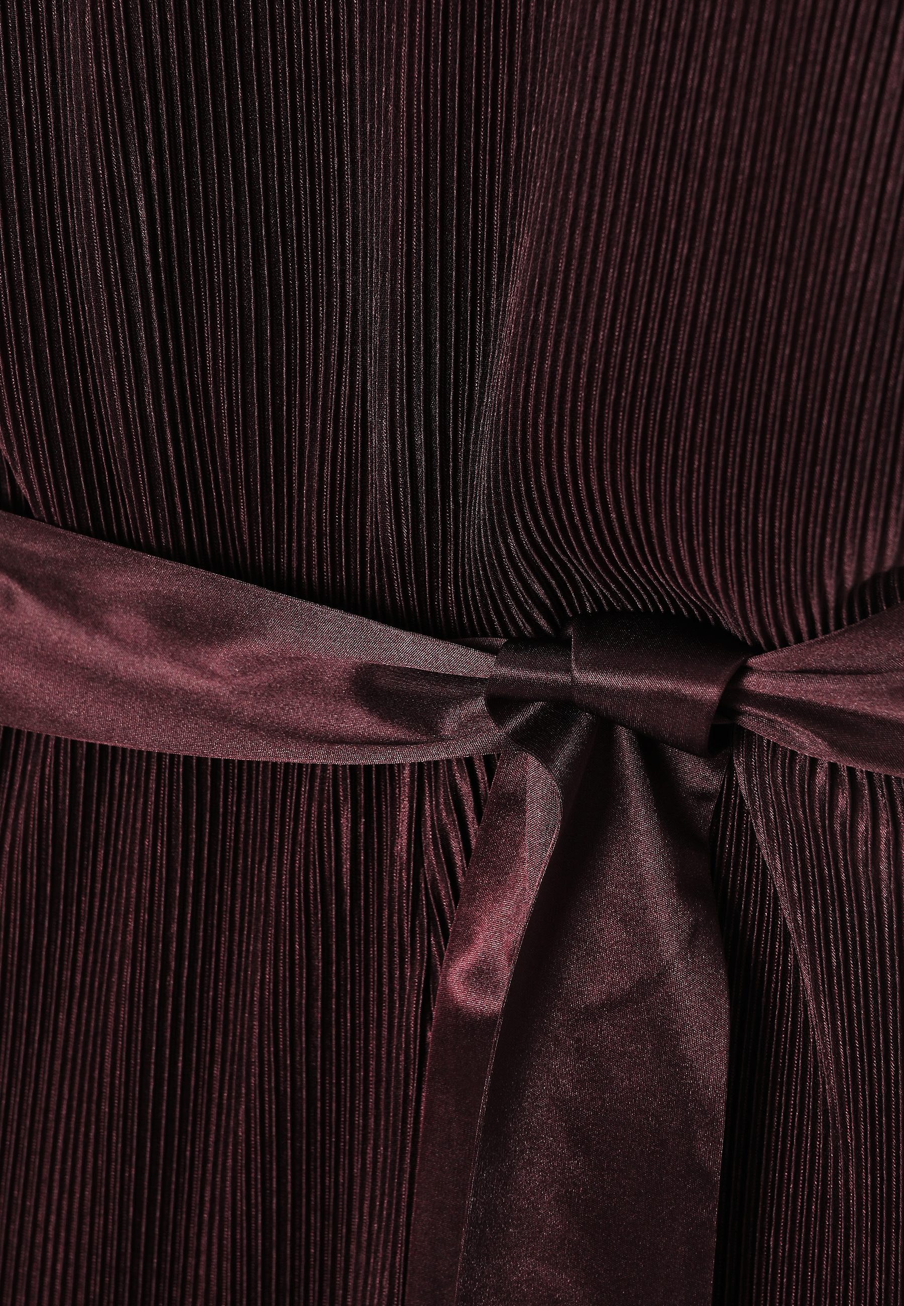 BURGUNDY ŠIROKOKRAJNE JUMPSUITE - MILOUTI RDEČA 2