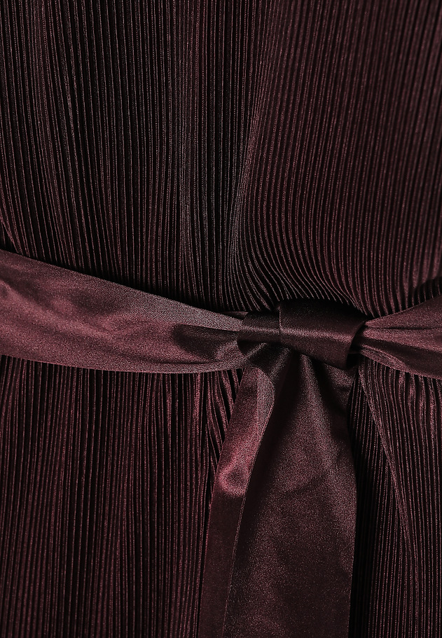 BURGUNDY WIDE-LEG JUMPSUIT - MILOUTI BURGUNDY WIDE-LEG JUMPSUIT - MILOUTI RED 10