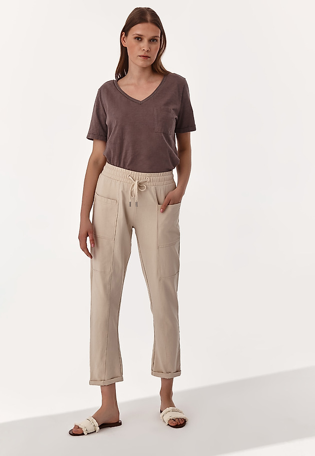 PANTALONI DE DAMĂ MUSA PANTALONI DE DAMĂ MUSA BEJ 1