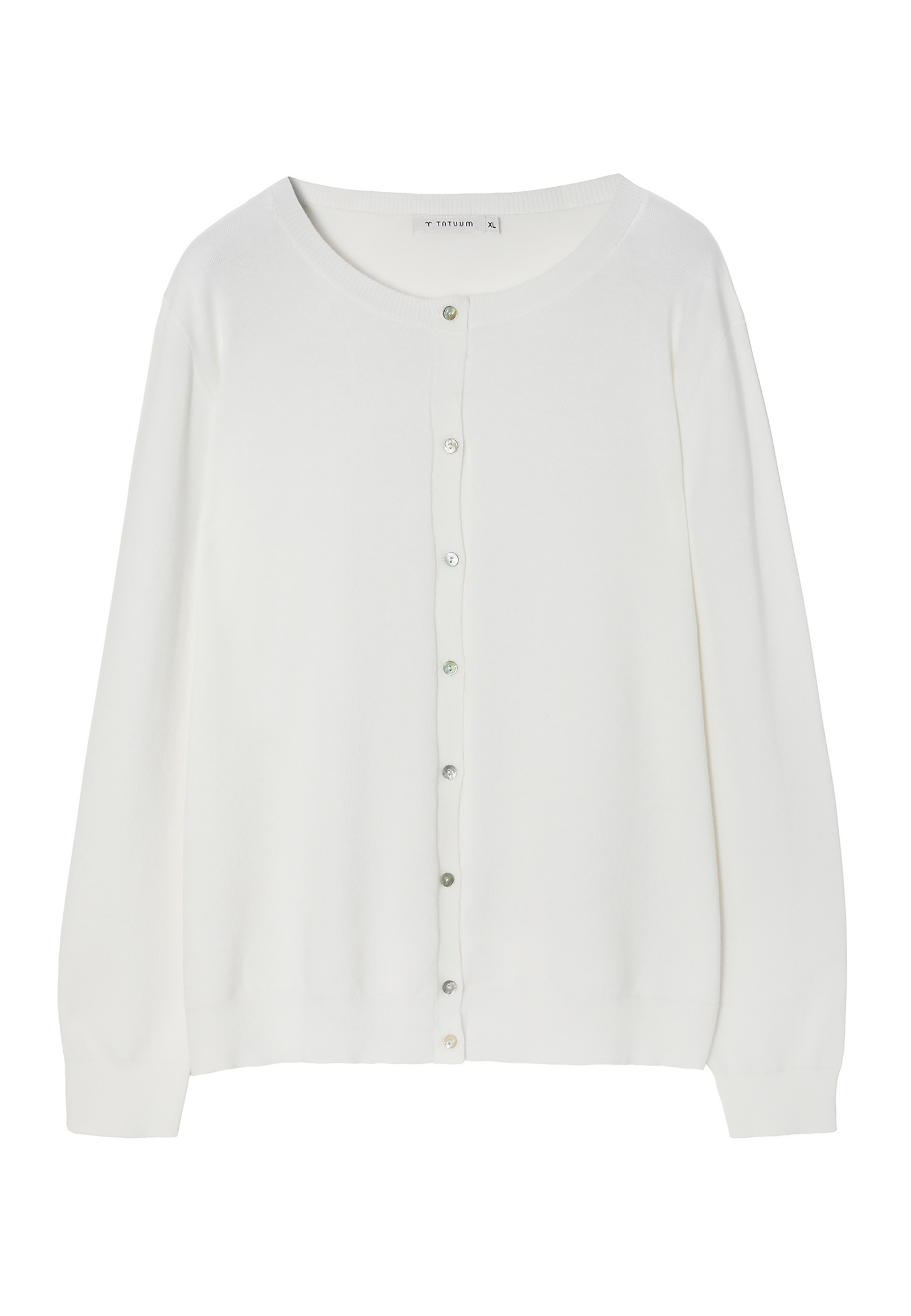 DÁMSKÝ ROZEPÍNACÍ SVETR ZE SMĚSI VISKÓZY - KONTROKO DÁMSKÝ ROZEPÍNACÍ SVETR ZE SMĚSI VISKÓZY - KONTROKO ECRU 95554