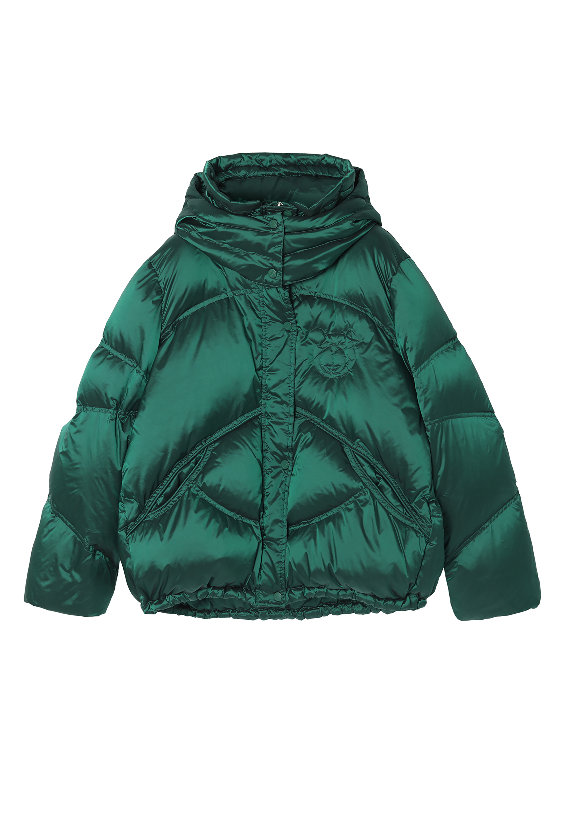 DAMSKA KURTKA PUCHOWA Z ODPINANYM KAPTUREM PRECJO 1