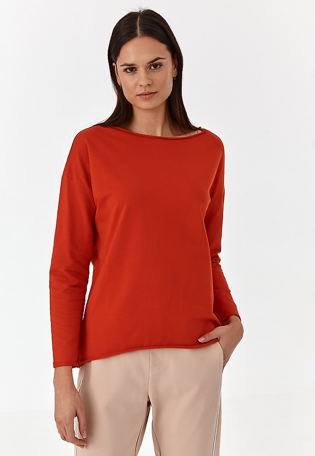 LADIES' COTTON SWEATSHRT MALI LADIES' COTTON SWEATSHRT MALI RED 1