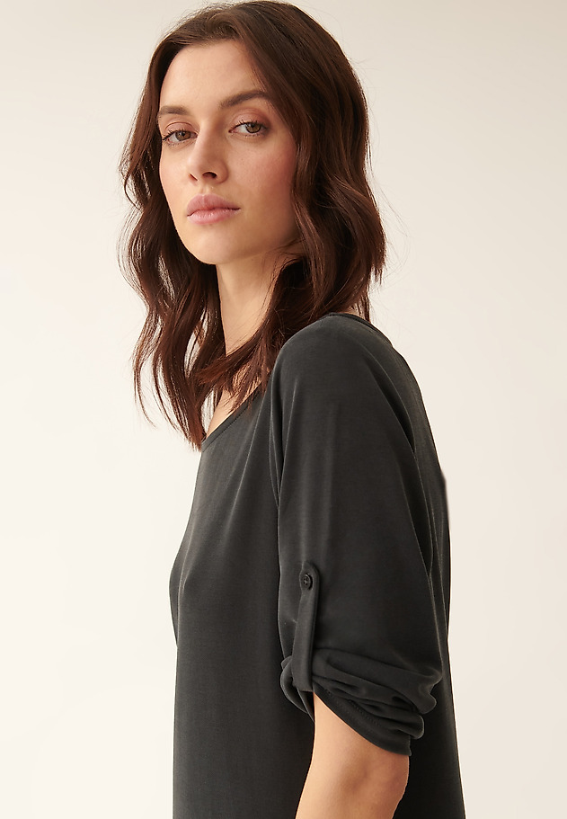 SHORT DRESS WITH A FRILL RIKSONA SHORT DRESS WITH A FRILL RIKSONA BLACK 4