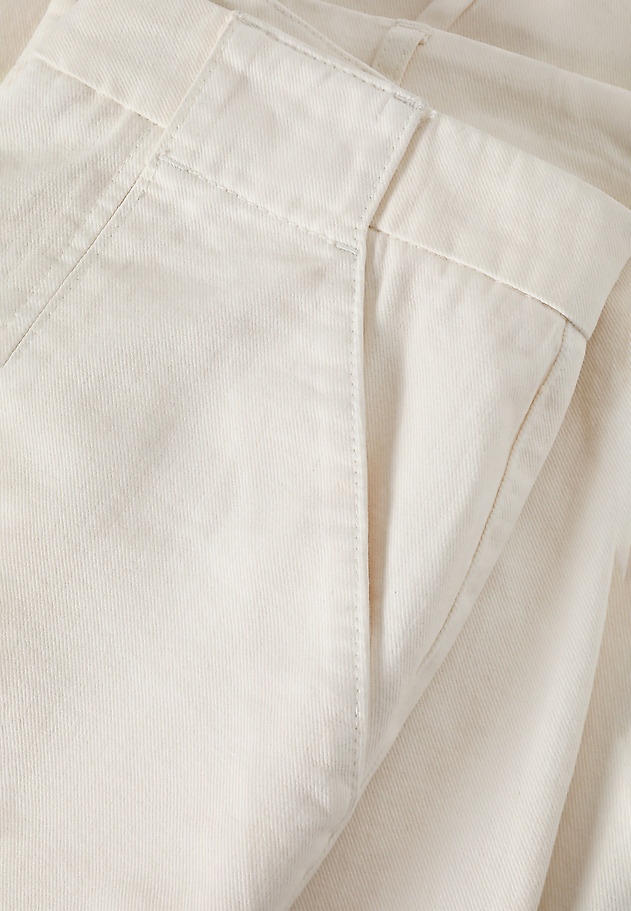COTTON STRAIGHT LEG TROUSERS - VERONIKO COTTON STRAIGHT LEG TROUSERS - VERONIKO BEŻOWY 6