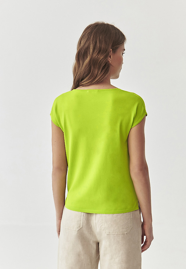 ŽENSKA PLETENA BLUZA BREZ ROKAVOV - ESTERE ŽENSKA PLETENA BLUZA BREZ ROKAVOV - ESTERE ZELENA 4