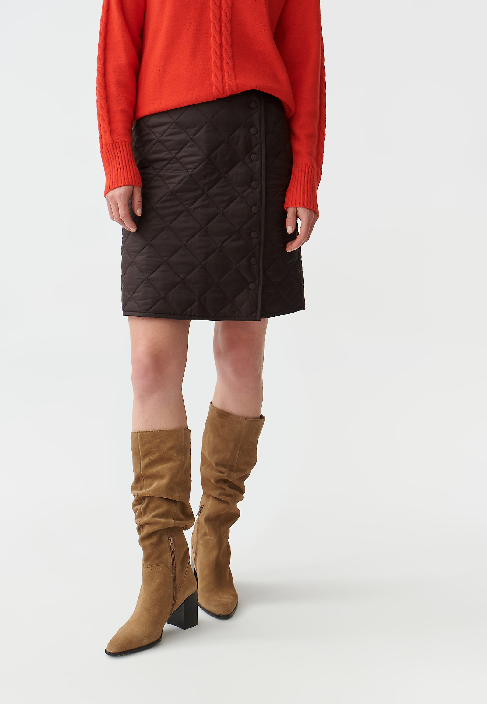 LADIES’ QUILTED MINI SKIRT PIKINI LADIES’ QUILTED MINI SKIRT PIKINI BROWN 90868