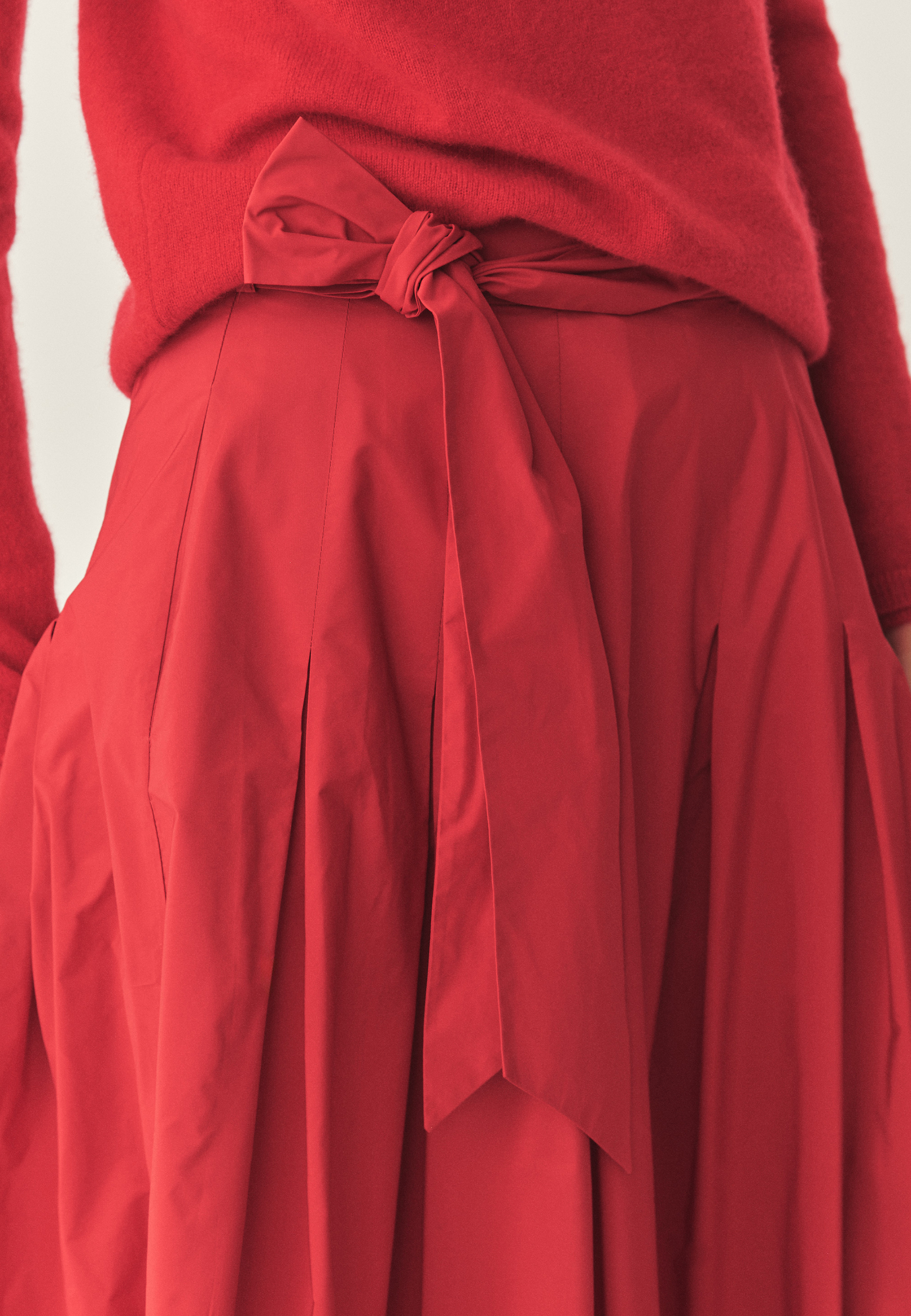 DŁUGA SPÓDNICA Z TAFTY - TAFTANI 1 CZERWONY 2